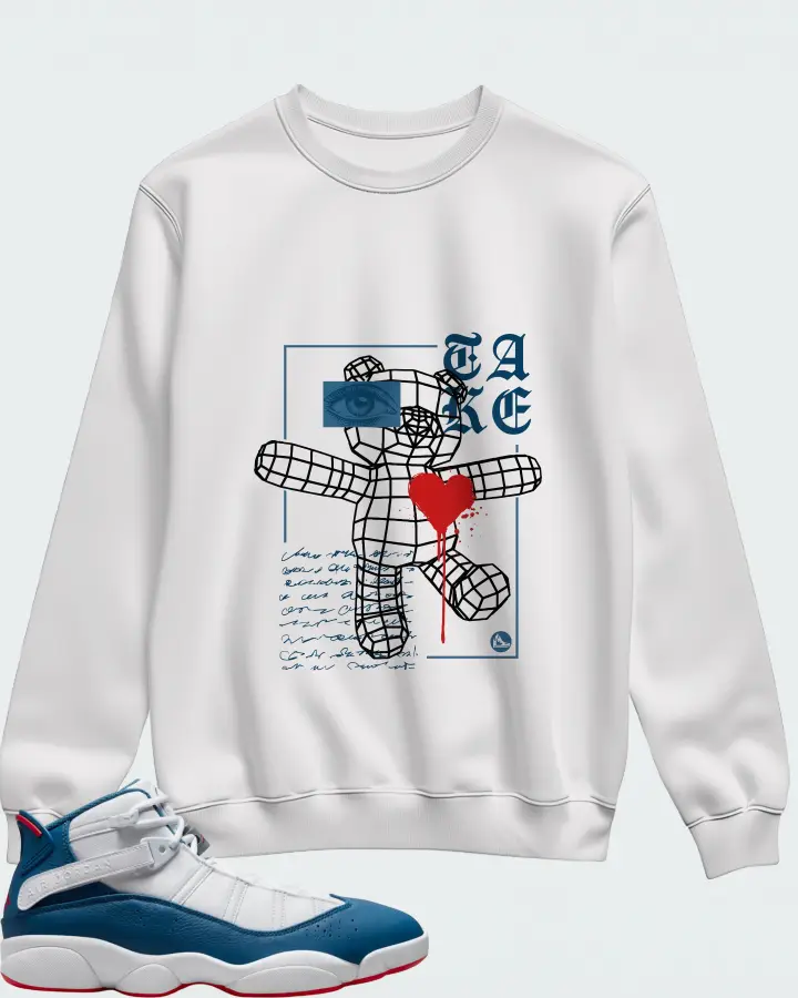 Sweatshirt in White