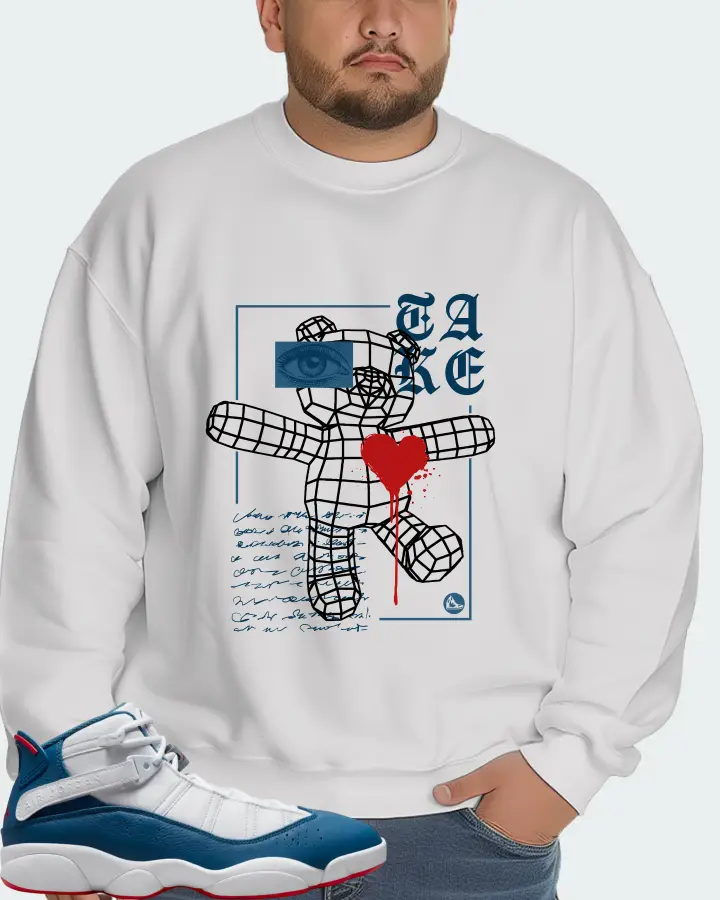 Jordan 6 Rings Sneaker Matching White Sweatshirt (TAKE) - View 6