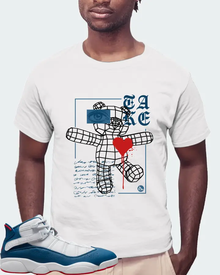 Jordan 6 Rings Sneaker Matching White T-Shirt (TAKE) - View 4