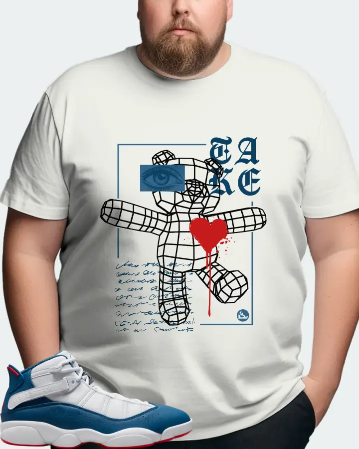 Jordan 6 Rings Sneaker Matching Ash T-Shirt (TAKE) - View 8