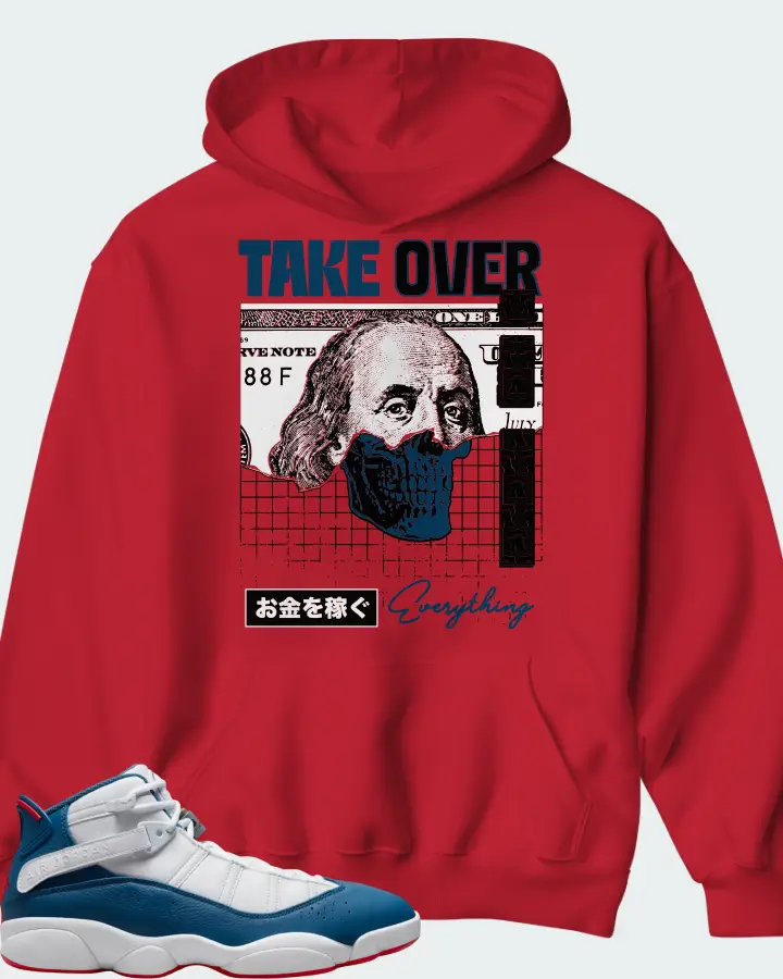 Hoodie in Red