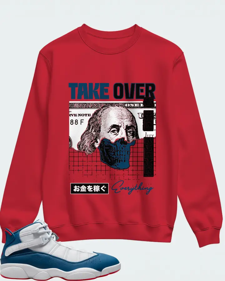 Sweatshirt in Red