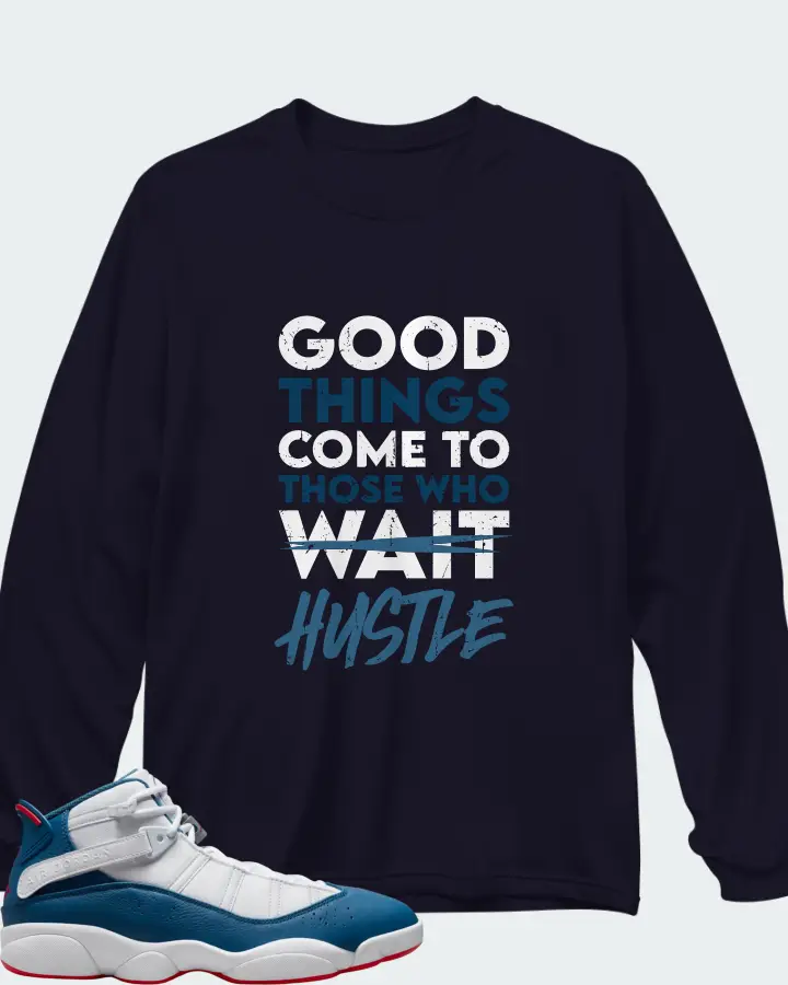 Long Sleeve T-Shirt in Navy