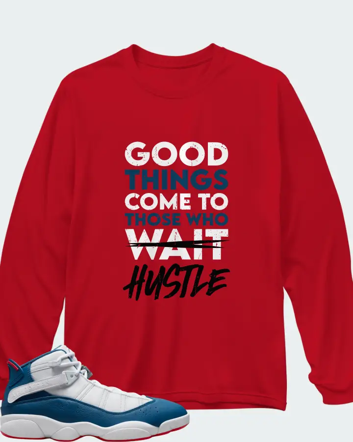 Long Sleeve T-Shirt in Red