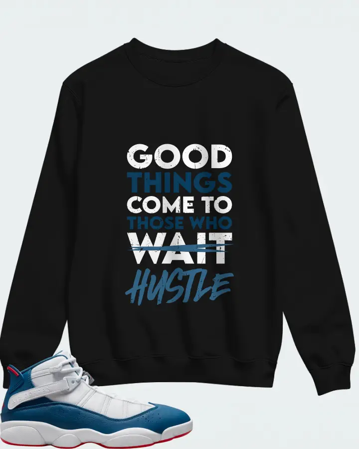 Sweatshirt in Black