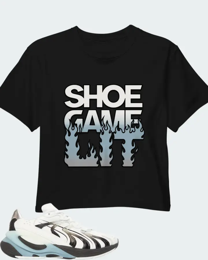 Puma Inverse Generate Tennis Shoes White Matching Crop Top