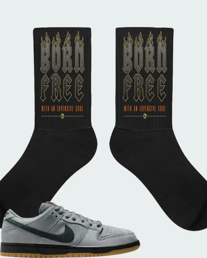Nike Dunk Low Pro SB Cool Grey Matching Socks