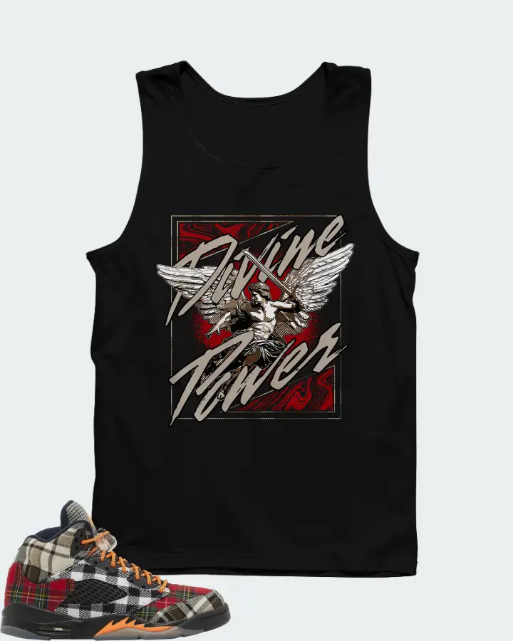 Air Jordan 5 Retro Plaid Matching Tank Top