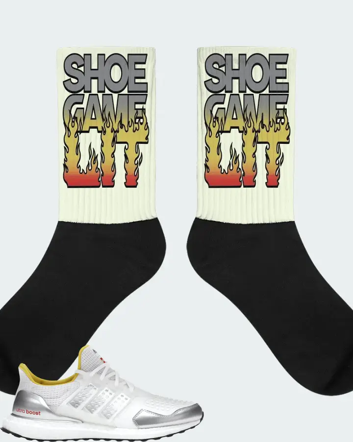 adidas Ultra Boost DNA Sneaker Matching Citron Socks - Shoe Game Lit Refreshed