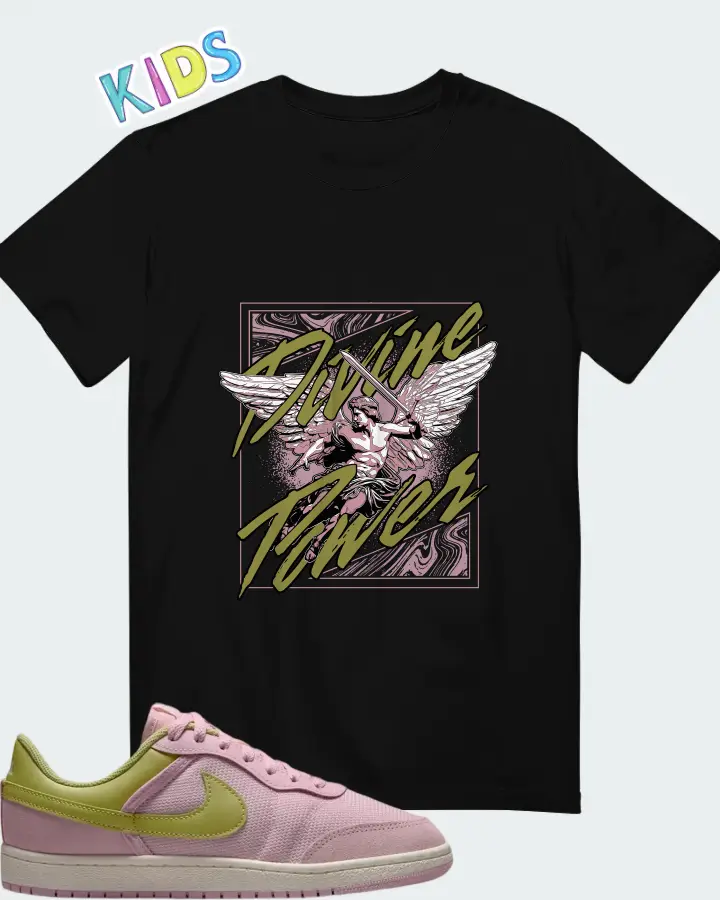 Nike Air Jordan 1 Low Iced Carmine Matching Kid's T-Shirt