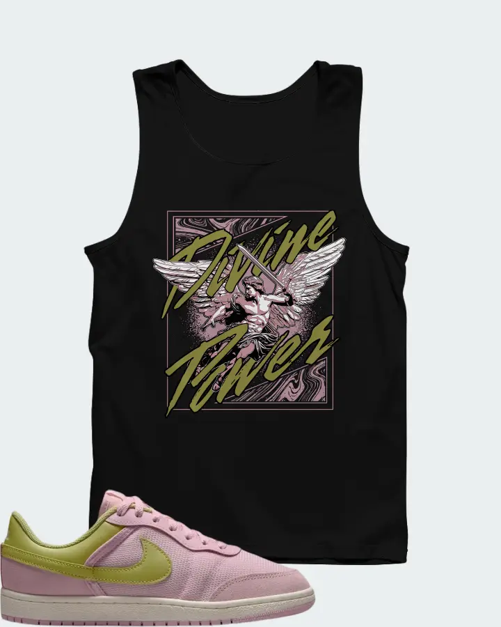 Nike Air Jordan 1 Low Iced Carmine Matching Tank Top