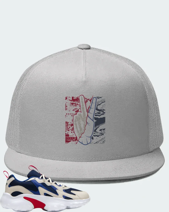 Reebok DMX 1000 Series Sneaker Matching White Hat - Peace of mind