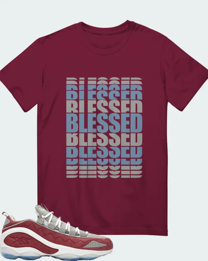 Reebok DMX Run 10 Sneaker Matching T-Shirt - BLESSED Many Times
