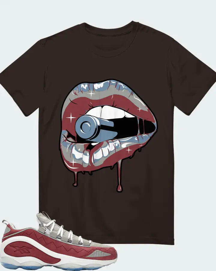 Reebok DMX Run 10 Sneaker Matching Brown T-Shirt - Kiss of Death