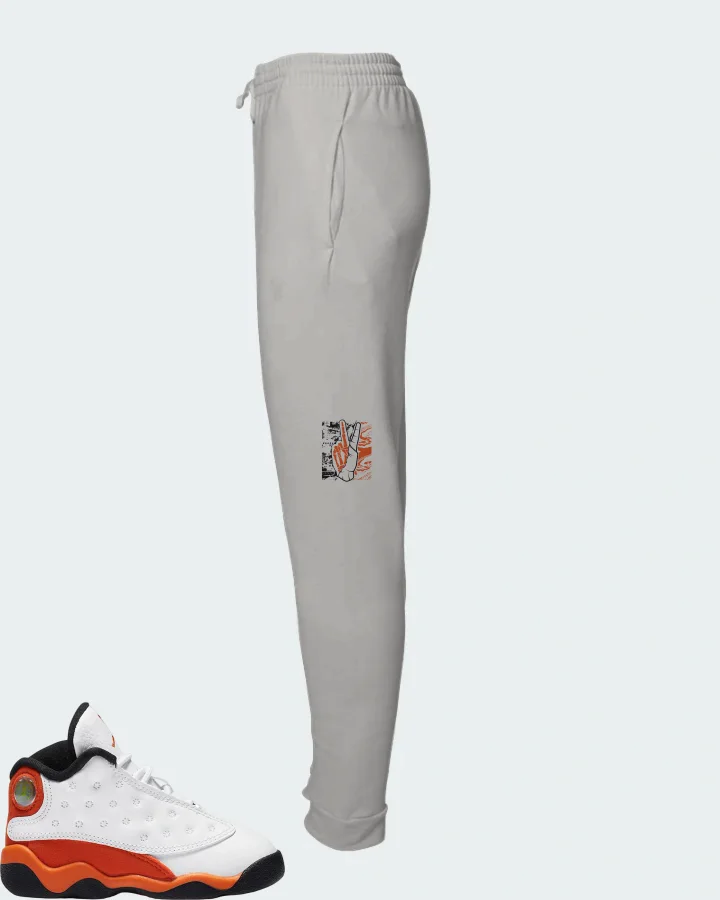 Jordan 13 Retro Sneaker Matching Grey Joggers - Peace of mind