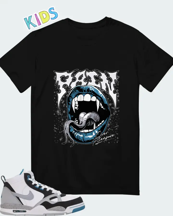 Nike Flight 13 Mid Wolf Grey Tropical Teal Matching Kid's T-Shirt