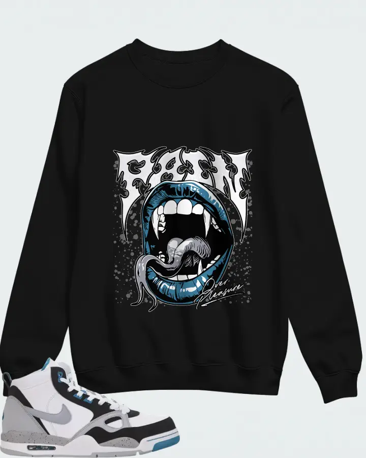 Nike Flight 13 Mid Wolf Grey Tropical Teal Matching Sweatshirt