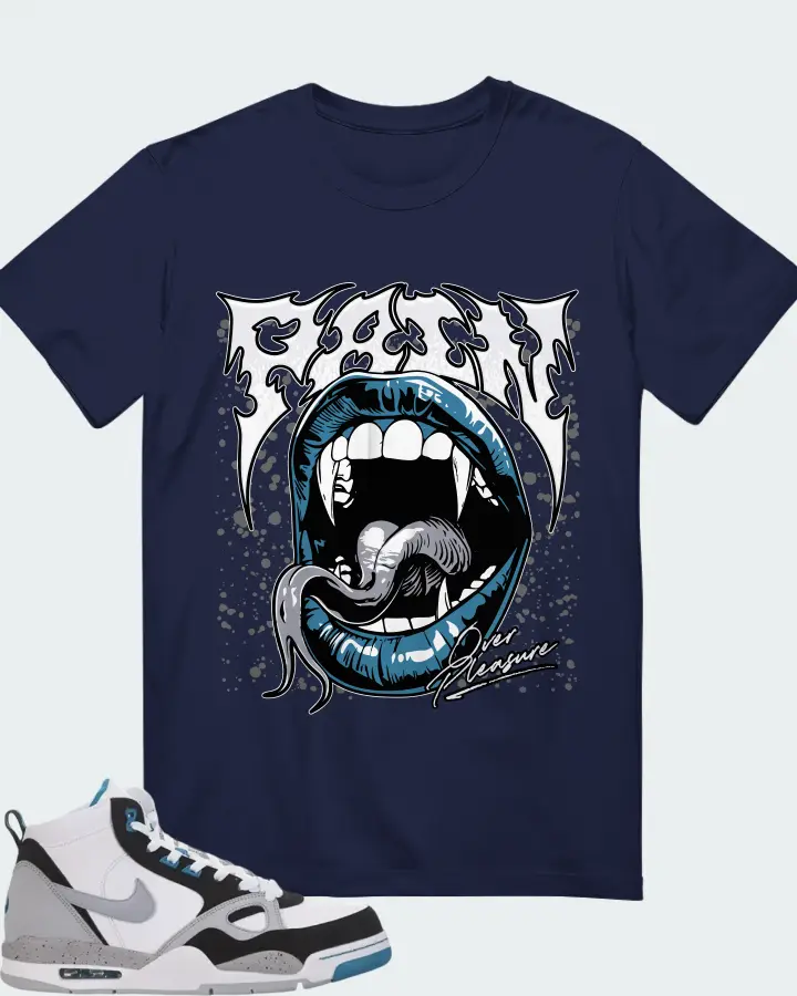 Nike Flight 13 Mid Wolf Grey Tropical Teal Matching T-Shirt