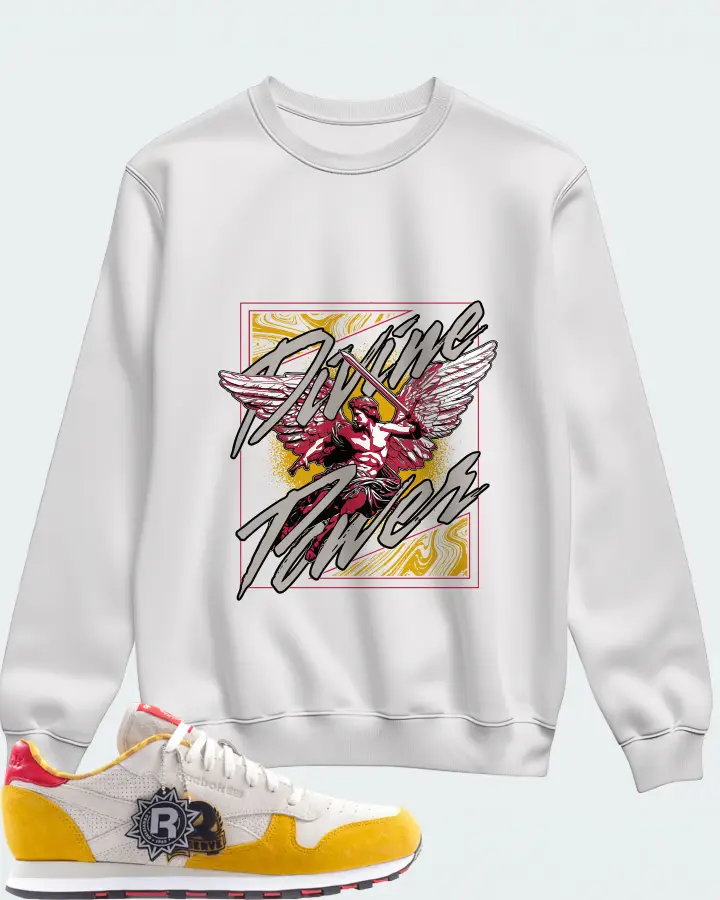Sweatshirt in White