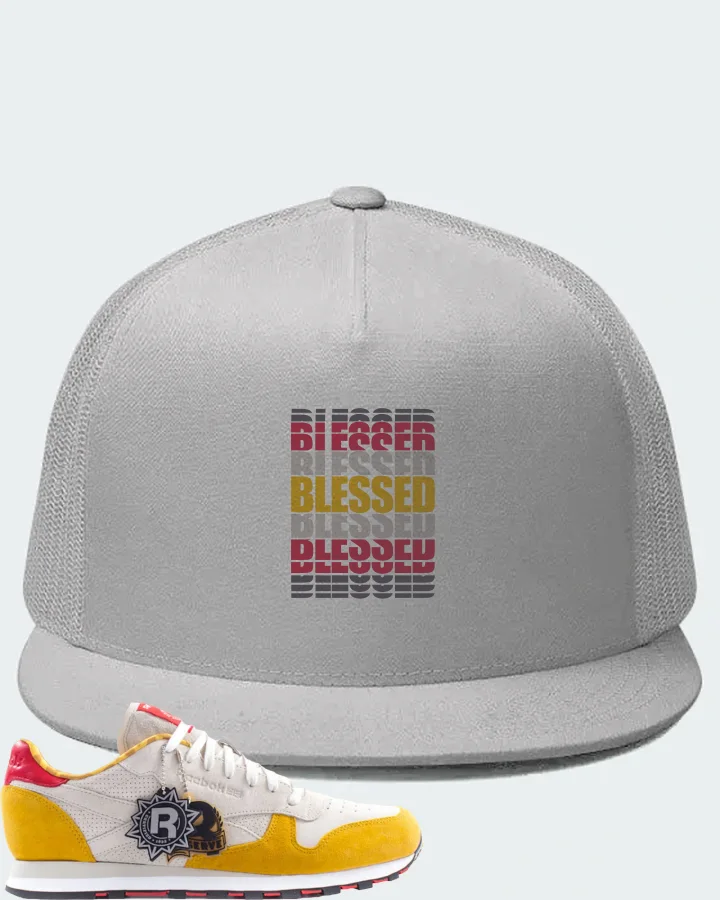 Reebok Classic Leather Sneaker Matching White Hat - BLESSED Many Times