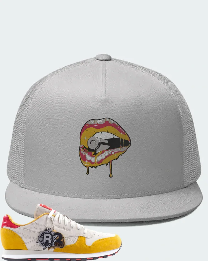 Reebok Classic Leather Sneaker Matching White Hat - Kiss of Death