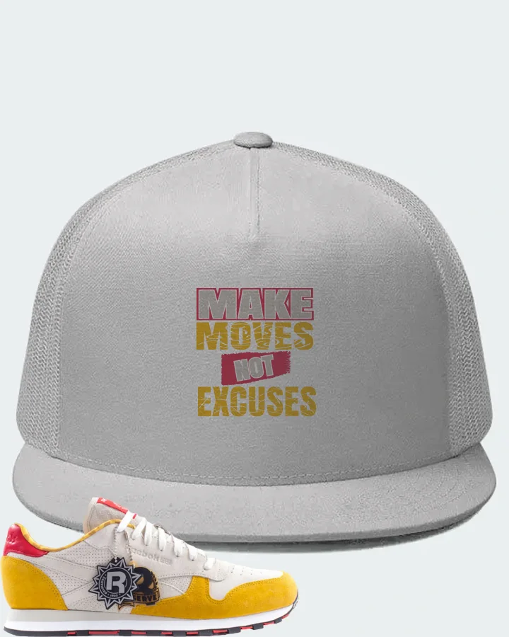 Reebok Classic Leather Sneaker Matching White Hat - Make Moves Not Excuses