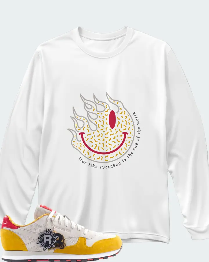 Long Sleeve T-Shirt in White