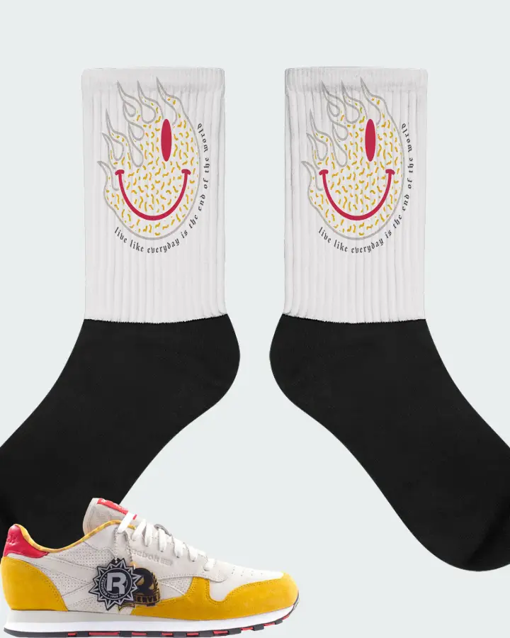 Socks in White