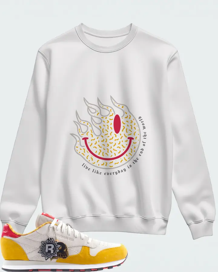 Sweatshirt in White