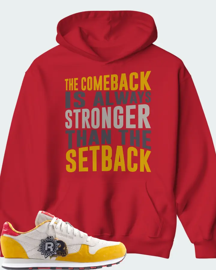 Hoodie in Red