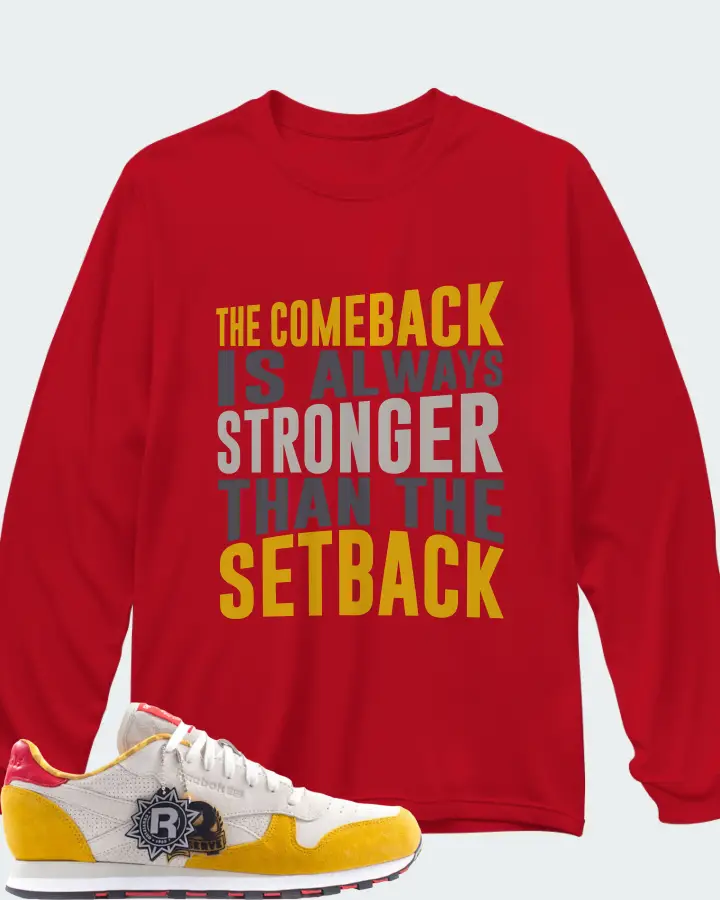 Long Sleeve T-Shirt in Red