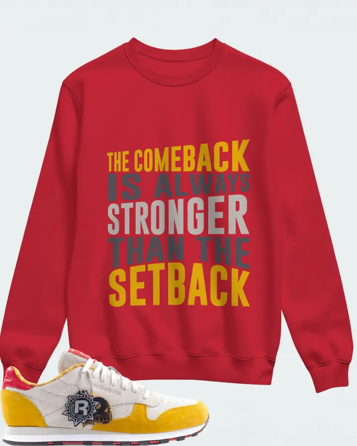 Sweatshirt in Red