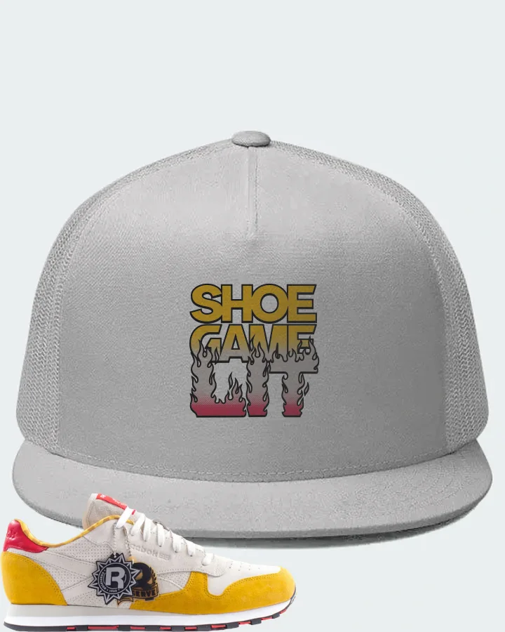 Reebok Classic Leather Sneaker Matching White Hat - Shoe Game Lit Refreshed