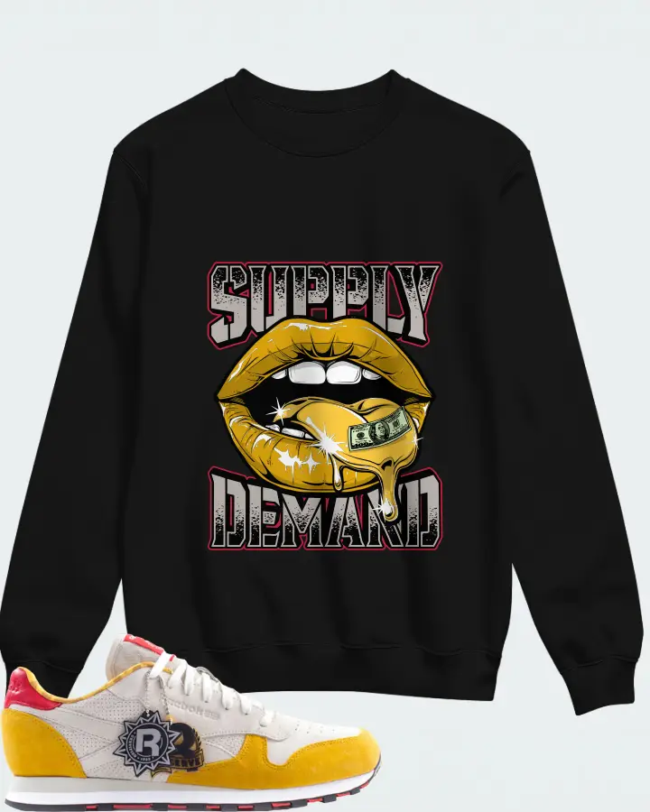 Sweatshirt in Black
