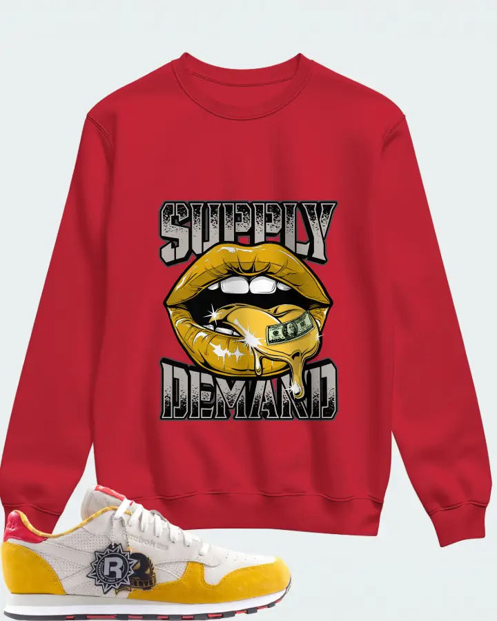 Sweatshirt in Red