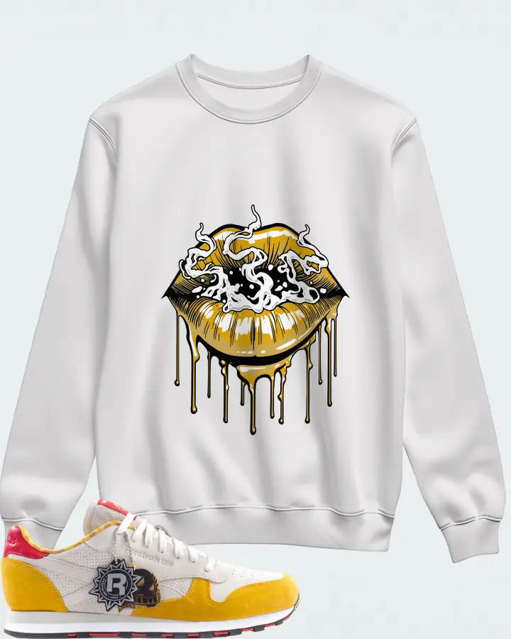 Sweatshirt in White