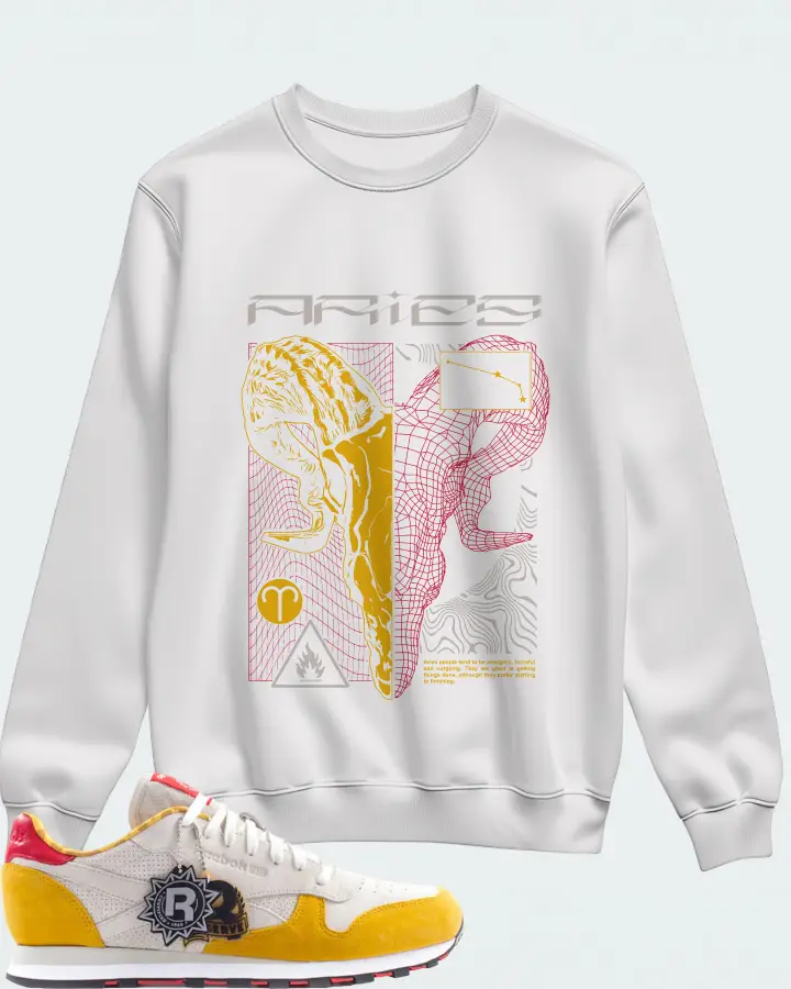 Sweatshirt in White
