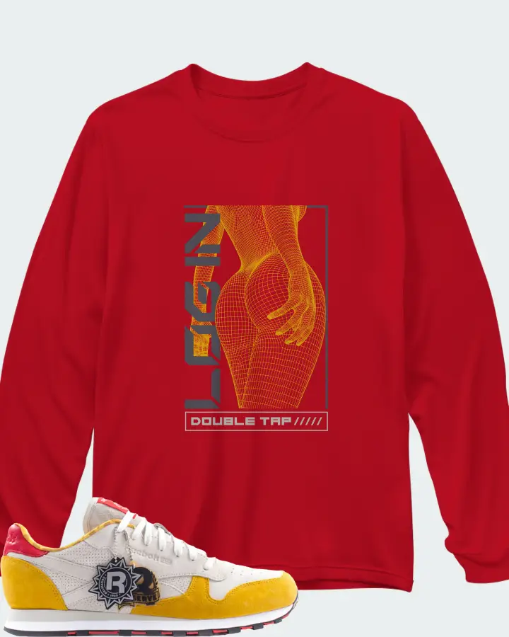 Long Sleeve T-Shirt in Red