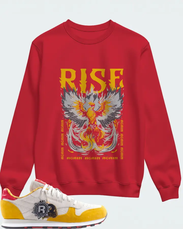 Sweatshirt in Red