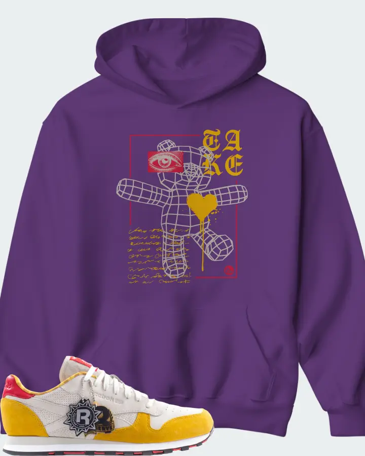 Hoodie in Purple