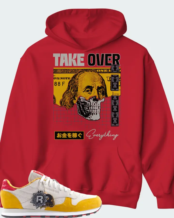 Hoodie in Red