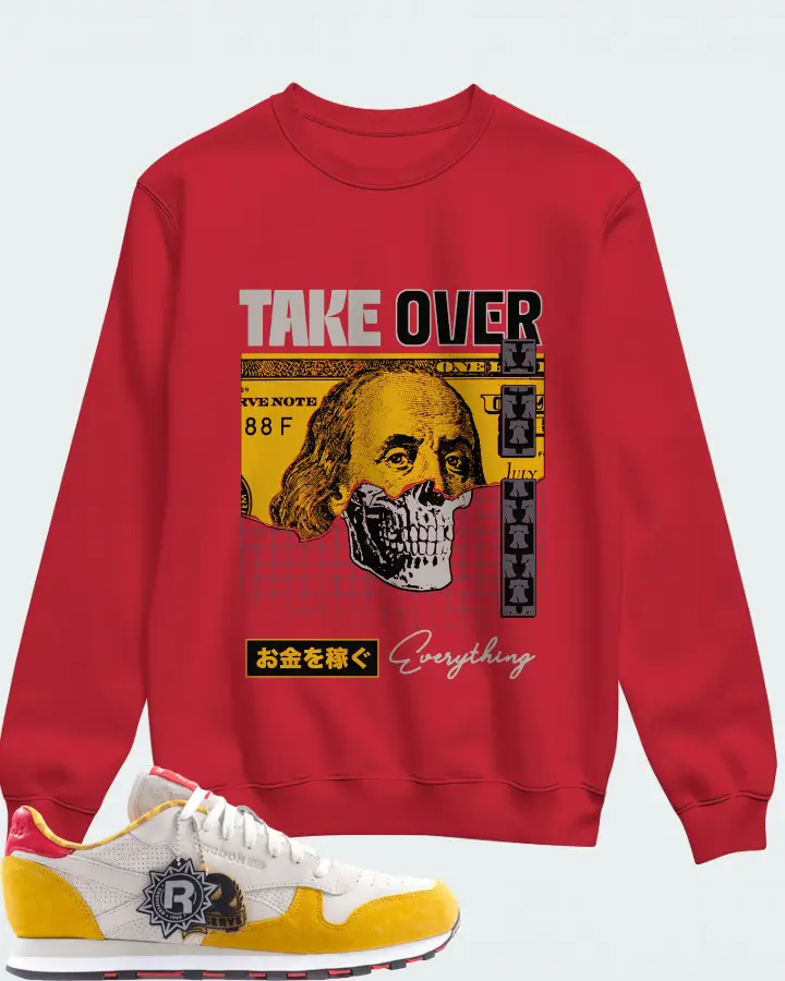 Sweatshirt in Red