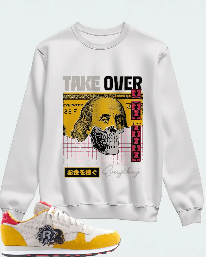 Sweatshirt in White