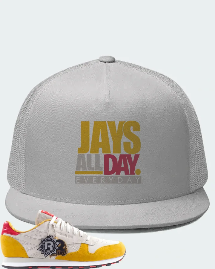 Reebok Classic Leather Sneaker Matching White Hat - Jays All Day