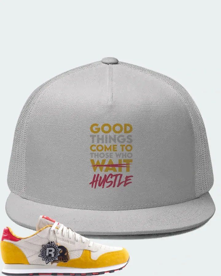 Reebok Classic Leather Sneaker Matching White Hat - Good Things Come