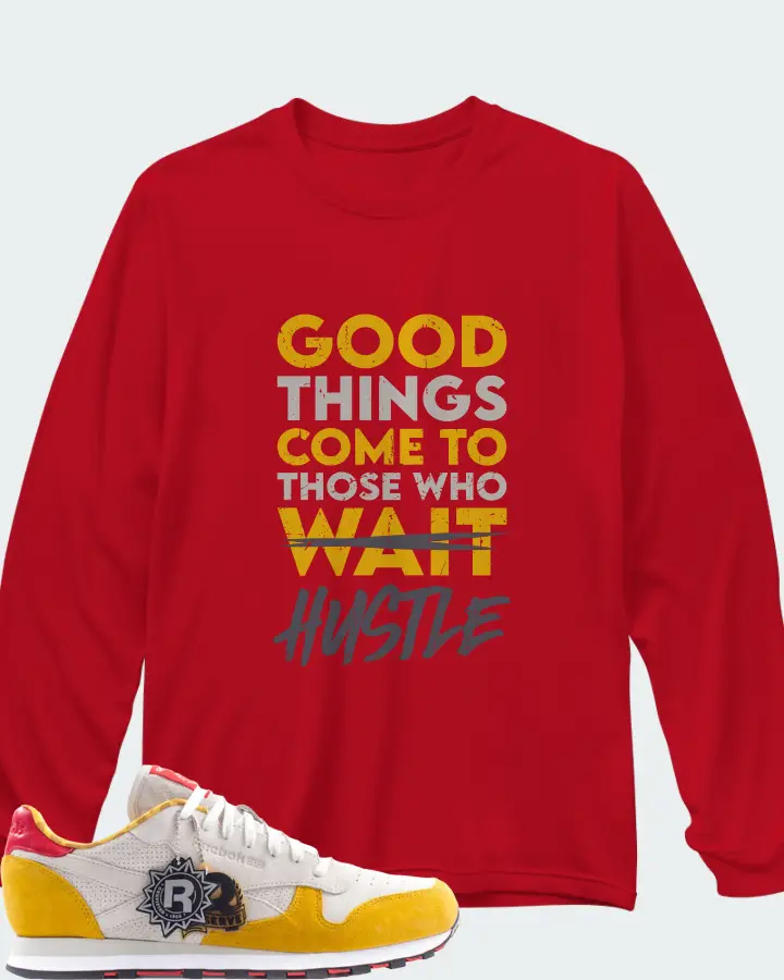 Long Sleeve T-Shirt in Red