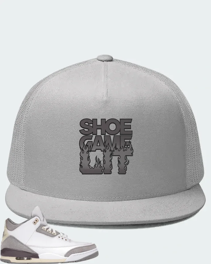 Jordan 3 Retro SP Sneaker Matching White Hat - Shoe Game Lit Refreshed