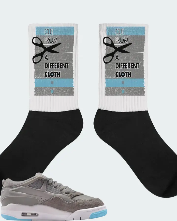 Air Jordan 4 RM Inspired By the Greatest Sneaker Matching White Socks - Cut From a Different Cloth