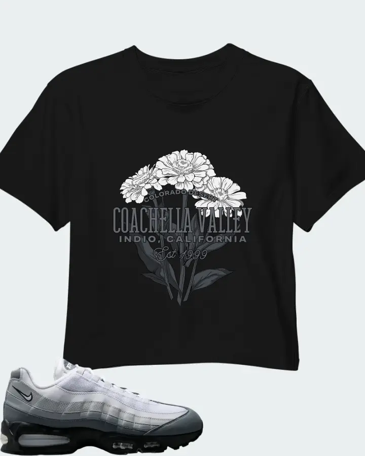 Nike Air Max 95 Big Bubble - Pure Platinum Wolf Grey Matching Crop Top