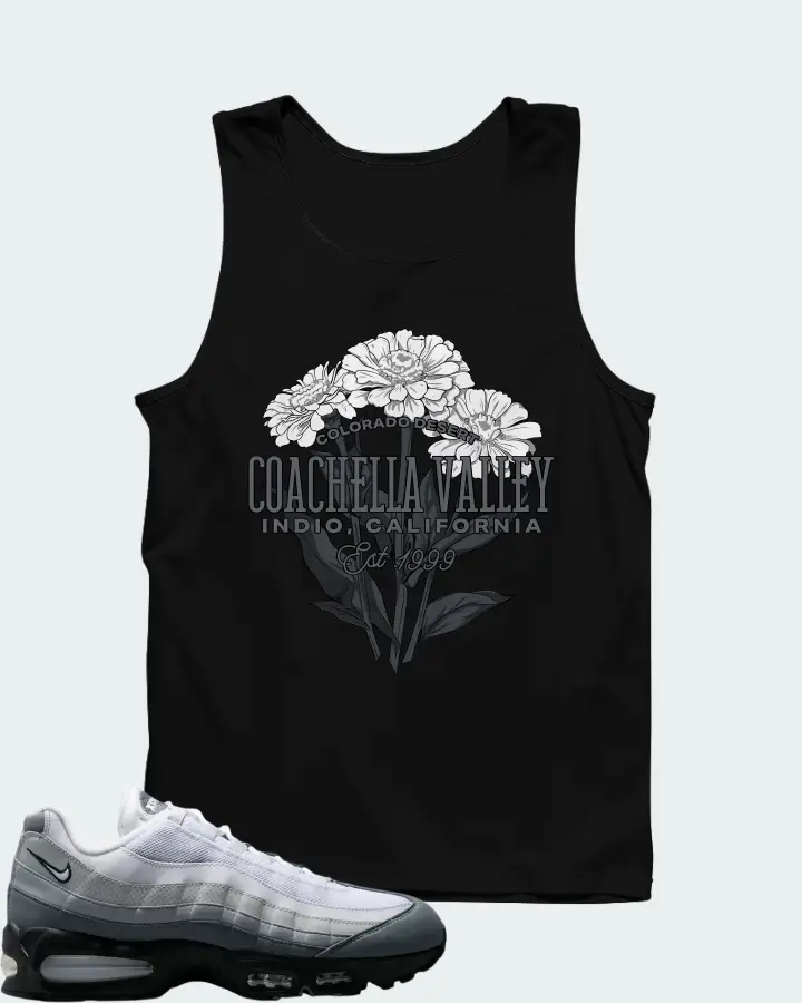 Nike Air Max 95 Big Bubble - Pure Platinum Wolf Grey Matching Tank Top